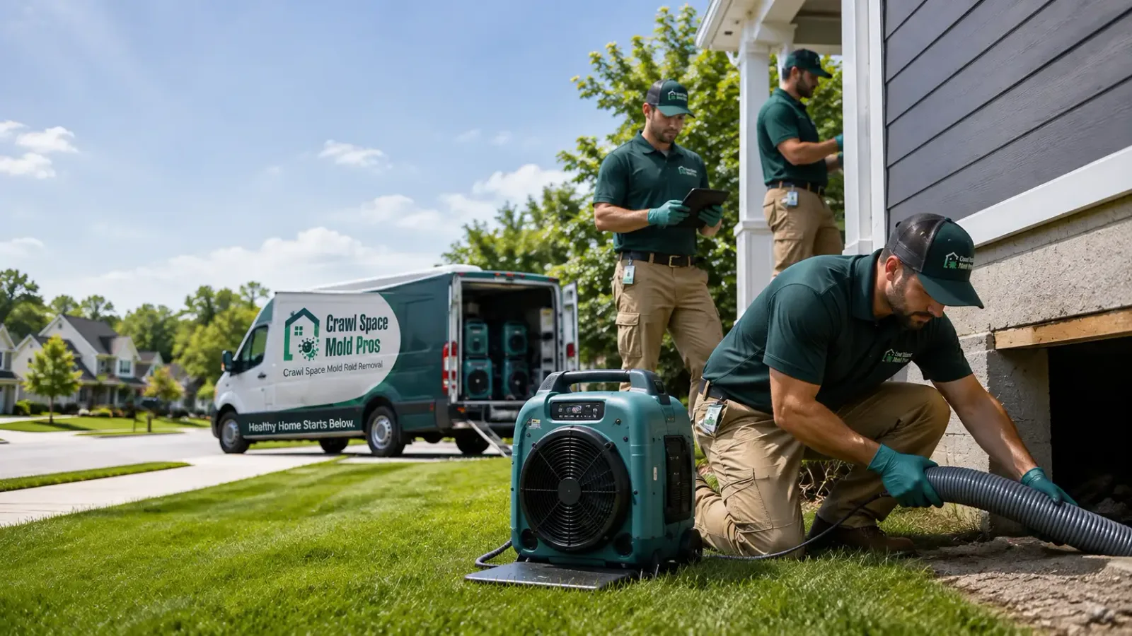 Crawl Space Mold Removal in Perry, IA